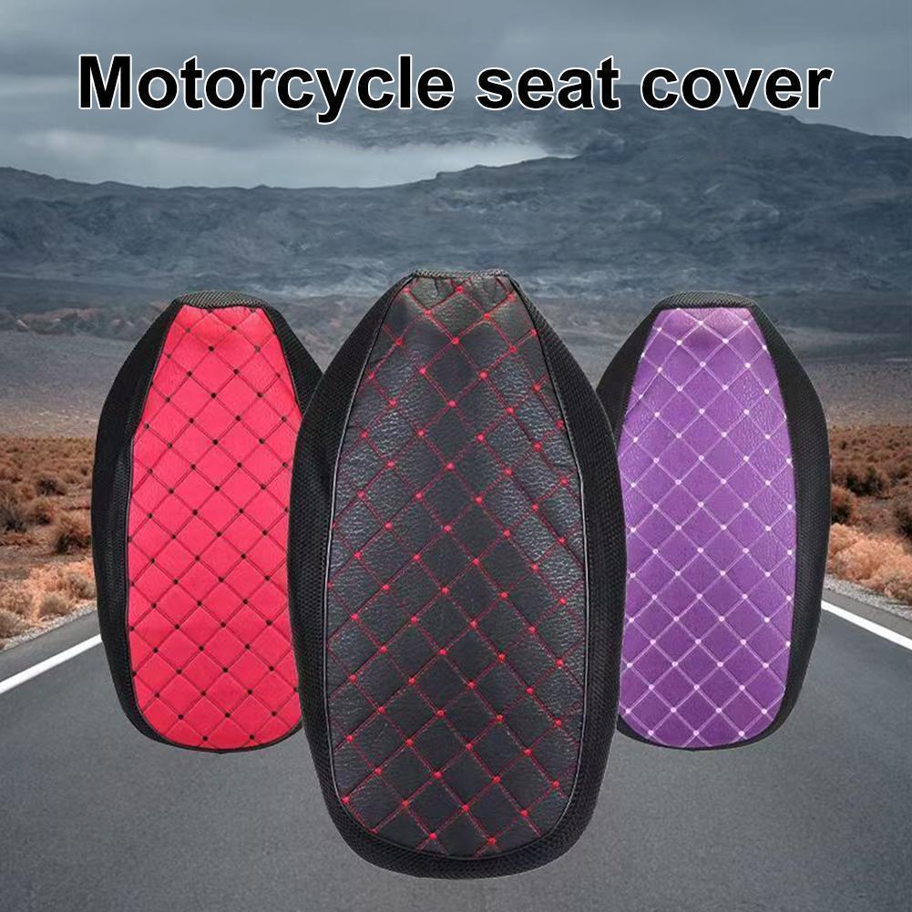 Capa De Assento Para Bicicleta Elétrica E Motocicleta Com Tecido De Grade Respirável Fornece Proteção Solar Conforto Enq