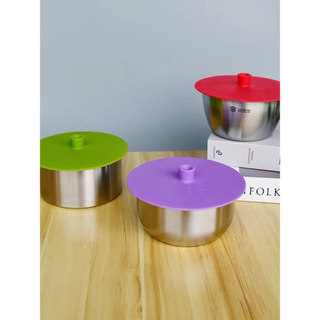 Xiaogui mas saudável grau alimentício Silicone fresco-mantendo tampa selada tigela tampa de alimentos placa tampa forno 