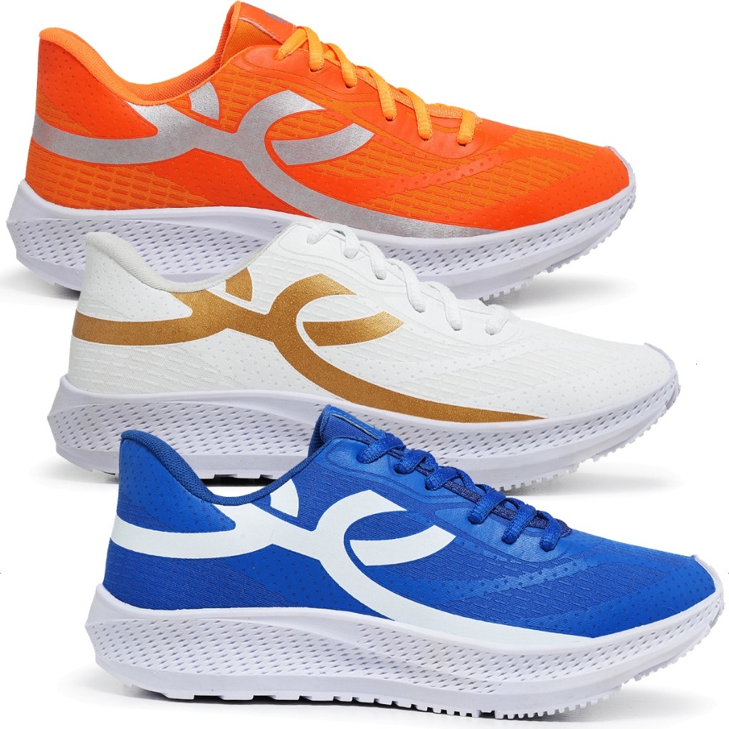 Kit 3 Tênis Masculino Prospect Olimp Caminhada Academia Corrida Esporte