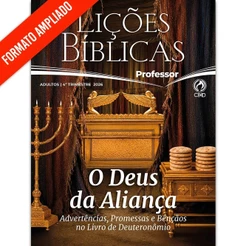 Revista Lições Bíblica Adulto Professor Ampliada 4º Trimestre 2026