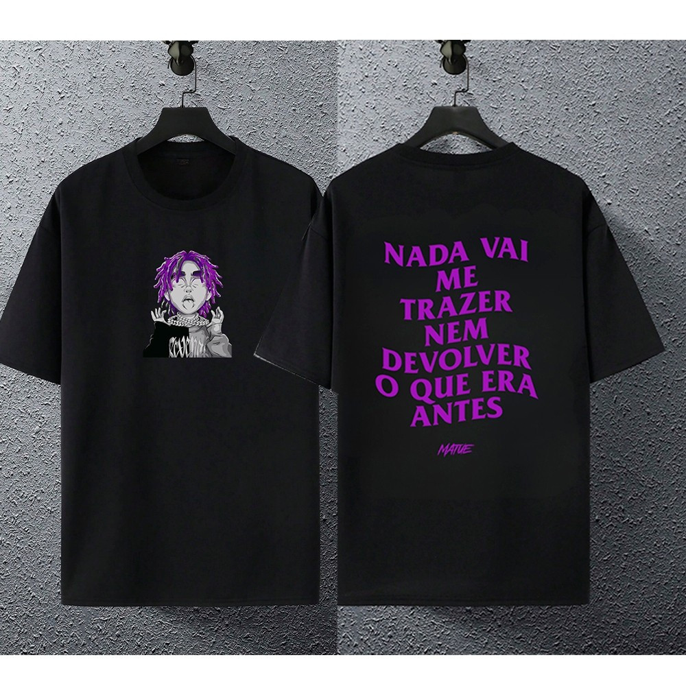 [Camiseta Premium em Algodão Puro]GXG Camiseta Unissex Feminina Masculina Basica Slim Trap Matue Frase Confortavel
