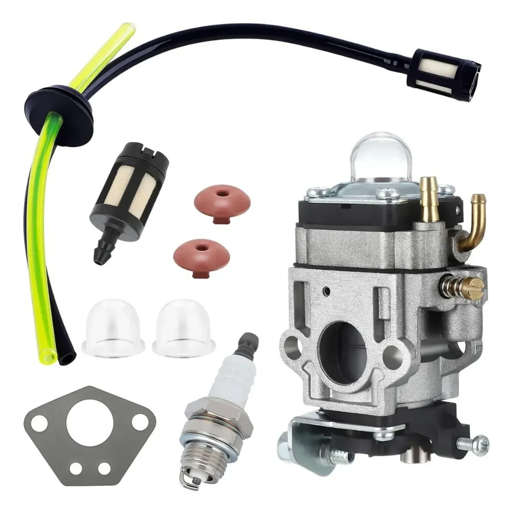 Carburador Roçadeira 43cc 52cc 63cc + Mangueira Junta Vela