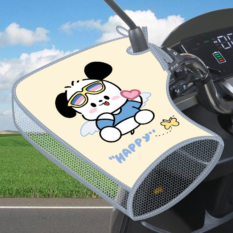 Motocicleta elétrica novo estilo bonde à prova de vento estilo fino quatro estações primavera outono verão protetor sola