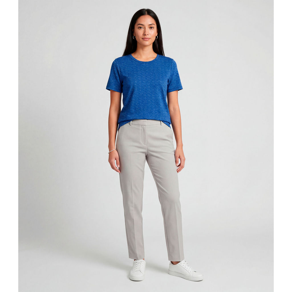 Blusa Feminina Básica Infinita Cor Azul