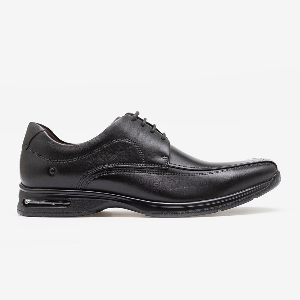 Sapato Smart Comfort Air Spot Preto Cadarço