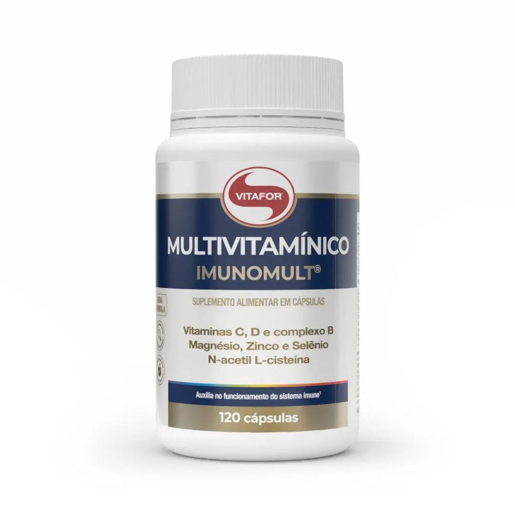 Multivitamínico Imunomult 120 Cápsulas Vitafor