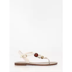 Sandália Petite Jolie Noah II Creme/Chocolate PJ7721