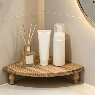 Rack De Armazenamento Em Forma De Leque , Cosmético De Grande Capacidade , Bandeja Decorativa De Velas Para Vasos De Flo