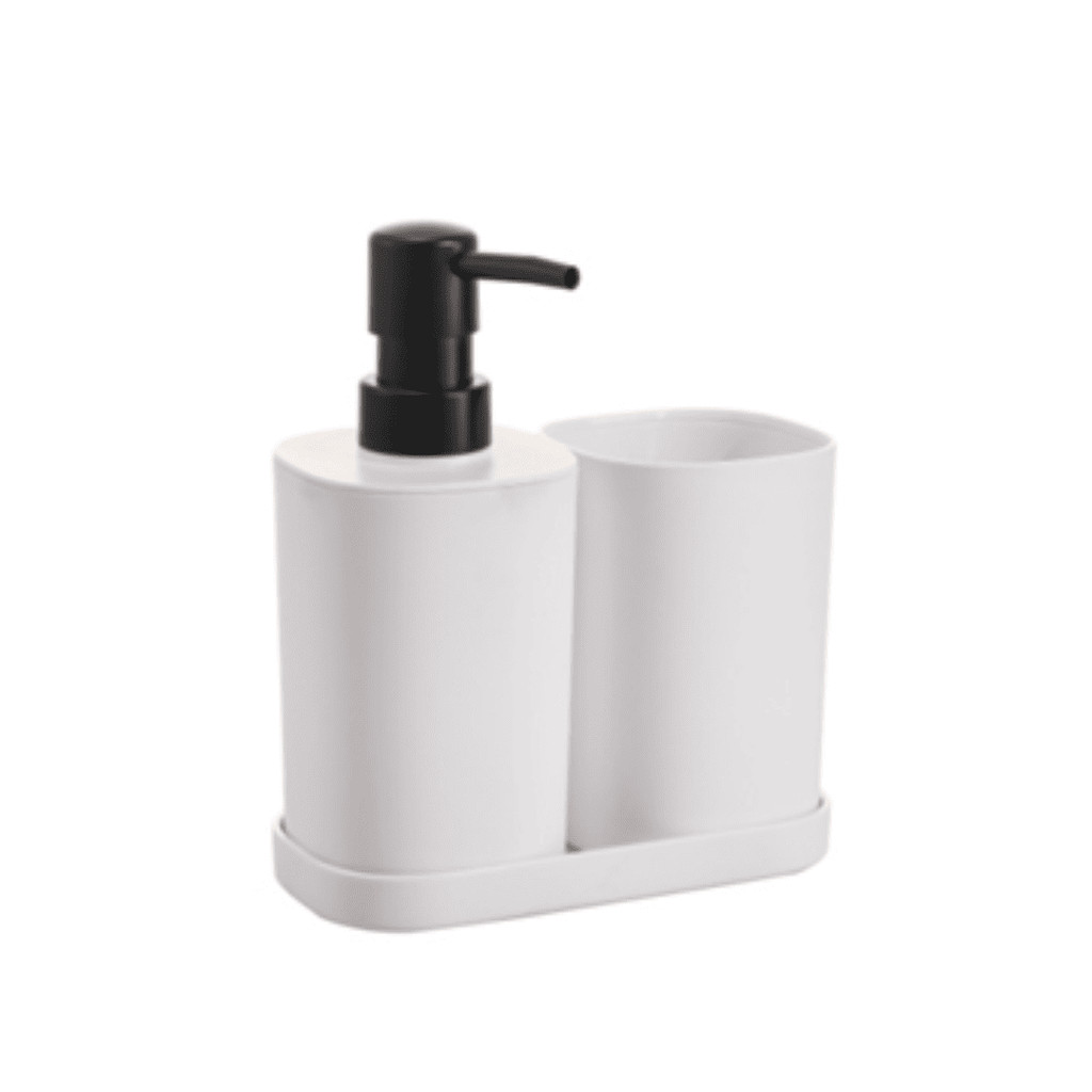 Kit de Acessórios de Banheiro Branco (3 Peças) — imagem 2 de 2