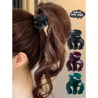 Cabeça de bola abóbora grampo de cabelo cabeça traseira tubarão clipe de rabo de cavalo alto meia gravata novo estilo fr