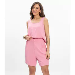 Bermuda Viscose Double Feminina Endless Rosa