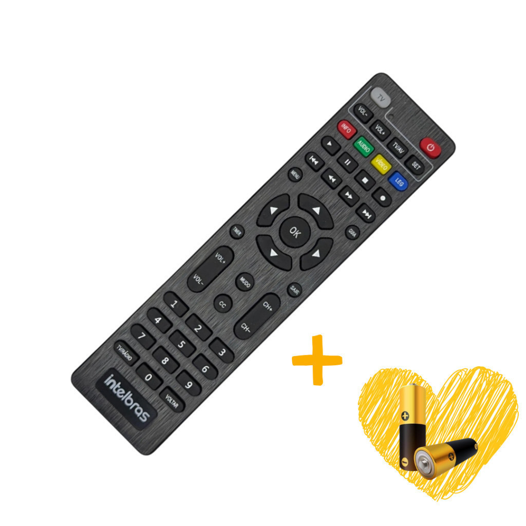 Controle Remoto Intelbras | RDS 803 / RDS 800 / RDS 840 | Compatível | Reposição |
