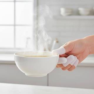 5/10 Unidades Protetor De Dedo De Silicone Resistente Ao Calor Para Experiência De Cozimento Segura