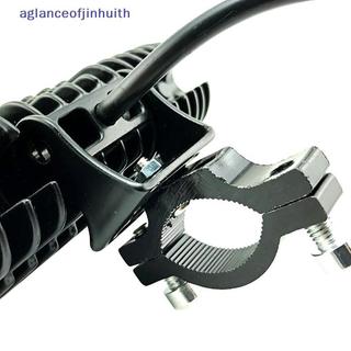 [aglanceofjinhui] Motocicleta LED Farol Spotlight Mount Braet Luz De Nevoeiro Ajustável Lâmpada Auxiliar Grampos De Pára