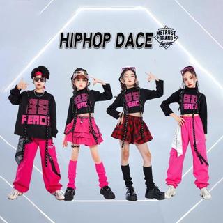 Acessórios trajes de dança de rua crianças trajes de Hip-Hop meninas moda Jazz trajes 10.11
