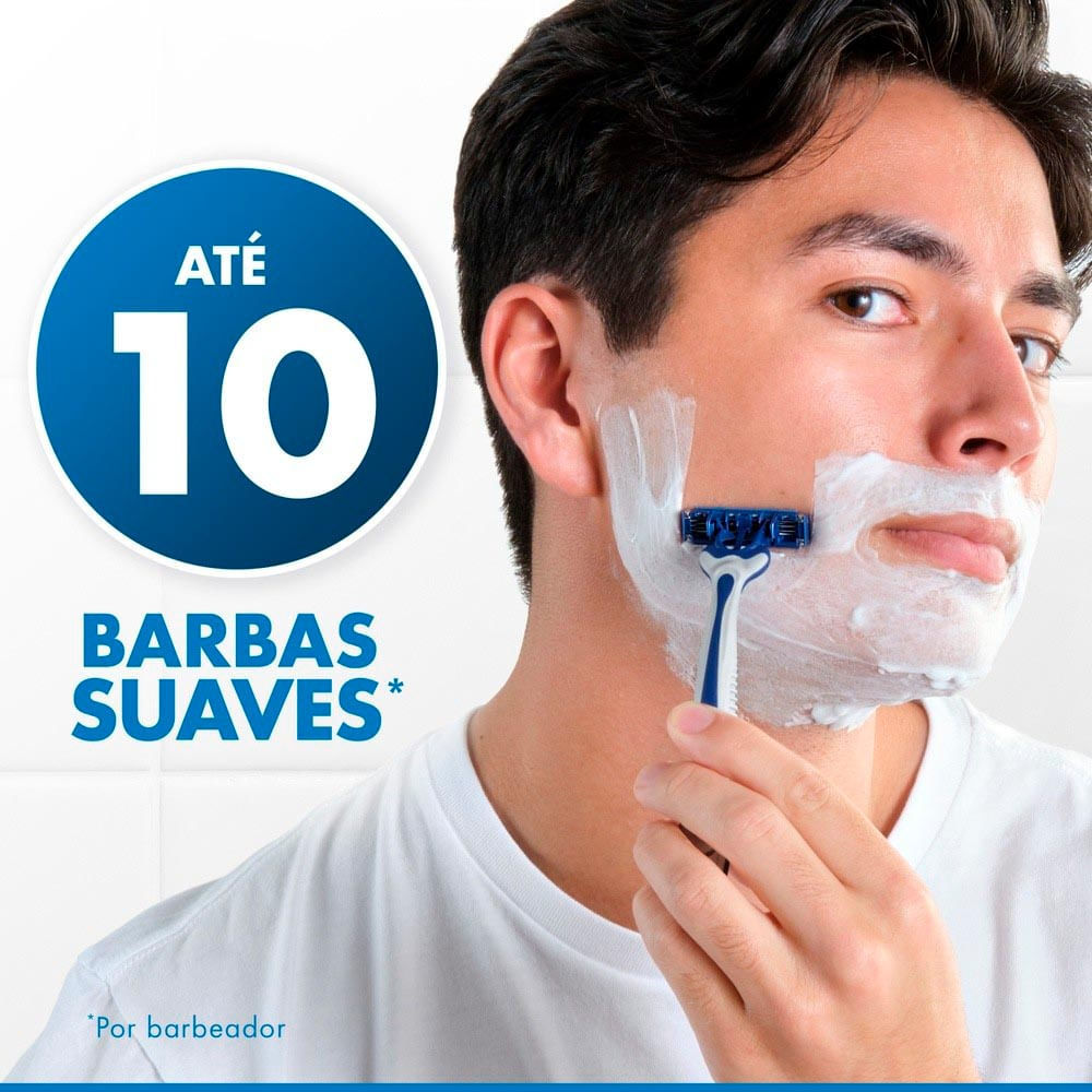 Aparelho de Barbear Descartável Gillette Prestobarba3 4 Unidades · foto 2