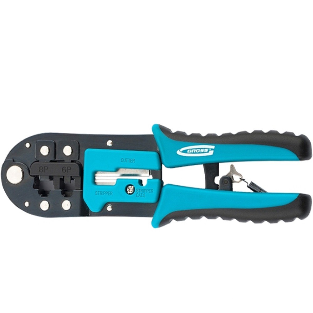Alicate Desencapador Crimpador e Cortador de Fios 8" 3 em 1 - 1771955 Gross — imagem 2 de 2