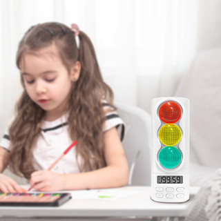 Cronógrafo visível, temporizador de semáforo estudante autodisciplina aprendizagem gerenciamento de tempo multifuncional
