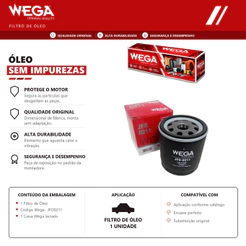 Filtro de Oleo Toyota Hilux Camry – WEGA JFO0211