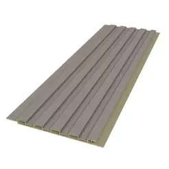 Painel Ripado Modaza WPC Cinza 16 x 285 cm