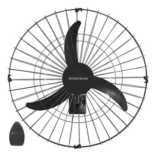 Ventilador Oscilante de Parede 60cm 3 Pás Preto Light Ventimais 147W em Oferta na Shopee