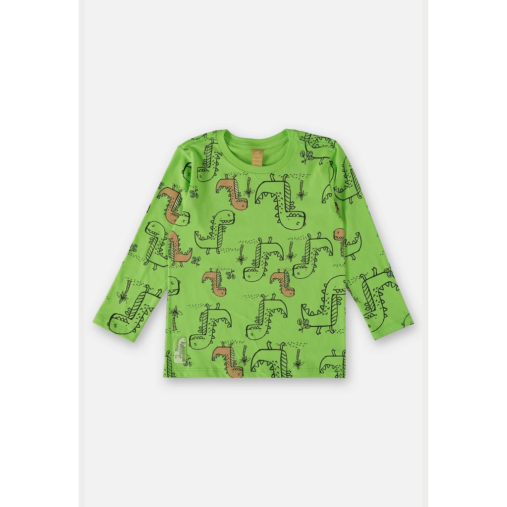 Camiseta Manga Longa Infantil para Meninos Up Baby
