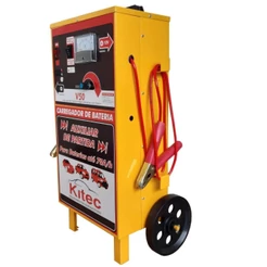 Carregador de Bateria 50A 12V com Auxiliar de Partida Bivolt Kitec