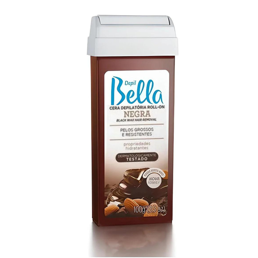 Refil Cera Depilatória Roll-On Negra Deo 100g Depil Bella