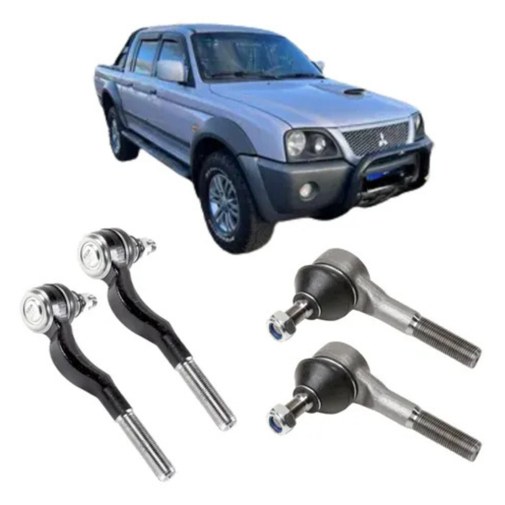 Kit 4 Terminal De Direção  L200 Sport Outdoor Savana 2003 A 2012 Pajero Glx GlxB Sport 1990 a 2012 em Oferta na Shopee