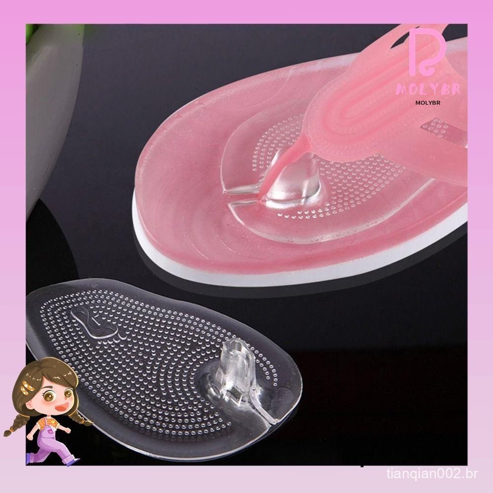 MOLYBR 1 Par De Protetores De Dedo Do Pé , Almofada De Gel Autoadesiva Anti-Dor Separador De Poste Antiderrapante