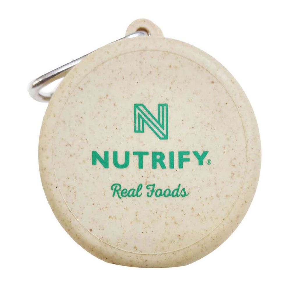 Copo Ecológico Retrátil com Porta Cápsulas - Nutrify em Oferta na Shopee