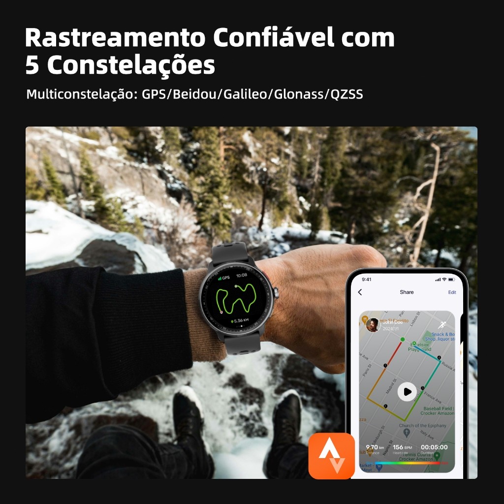 Smartwatch Bettdow com GPS — foto 5