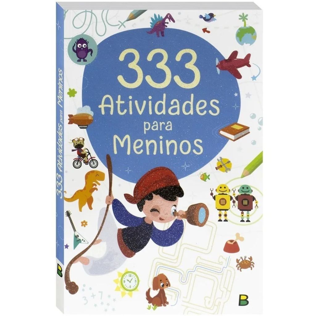 333 Atividades Para Meninos Azul