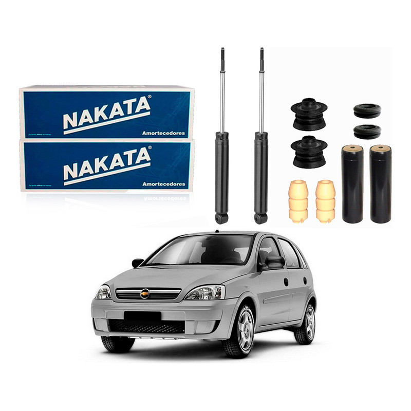 Kit Amortecedor Traseiro, Corsa Novo 1.8 2003 A 2009
