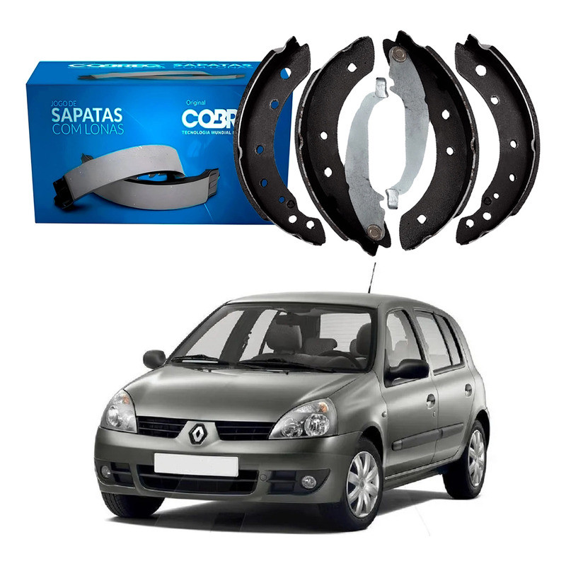 Sapata De Freio Clio 1.0 2003 A 2012 em Oferta na Shopee