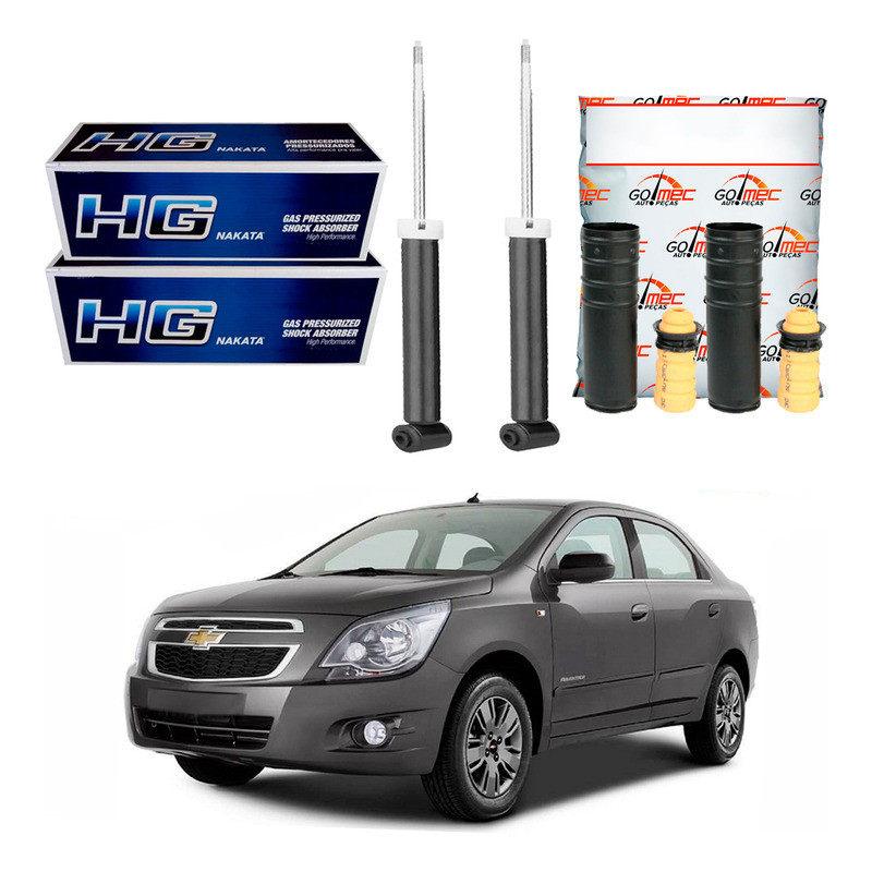 Kit Amortecedor Traseiro, Cobalt 1.4 1.8 2011 A 2015 em Oferta na Shopee