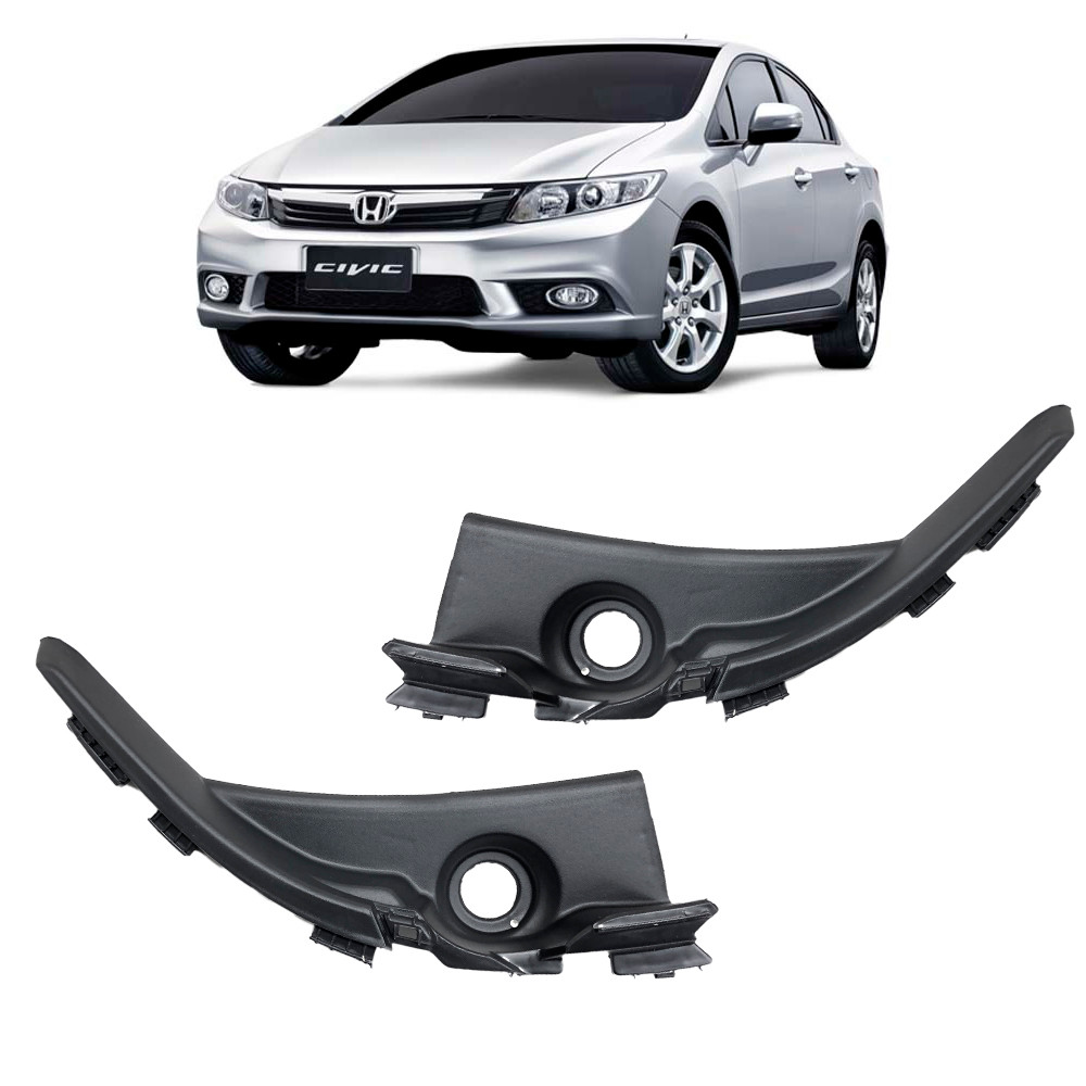 Par Acabamento Churrasqueira Civic 2012 2013 2014 2015 em Oferta na Shopee