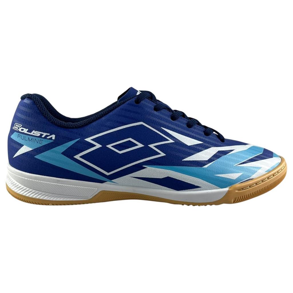 Chuteira Futsal Masculina Lotto Solista Fulmine Indoor Original Leve Antiderrapante