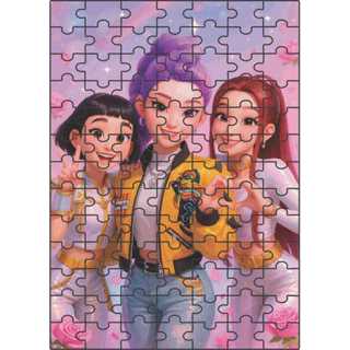 Quebra-Cabeça Jogo Infantil Educacional Guerreiras do K-Pop (1) 91 peças 20x28 cm Feito em Madeira (MDF) em Oferta na Shopee