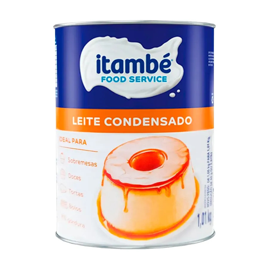 Leite Condensado 1,01kg Lata Itambé Food Service Original 8% de Gordura