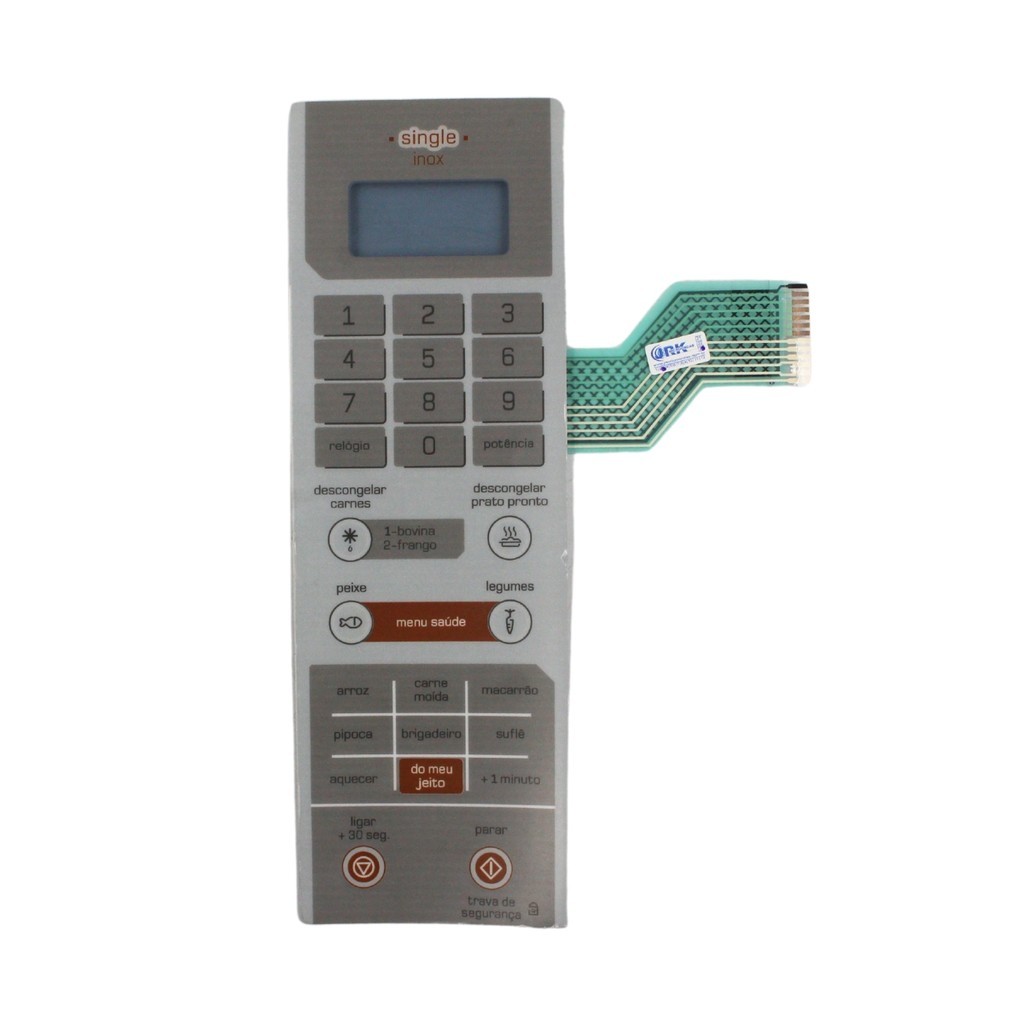 Membrana Painel Compativel Com Microondas Brastemp Bmy25 Single Inox - 0014167