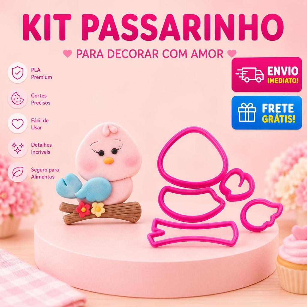 Cortador Passarinho 5 cm mod 2