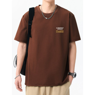Verão estilo fino meninos juventude puro algodão Street Wear em torno do pescoço de manga curta camiseta 2026 novo estil