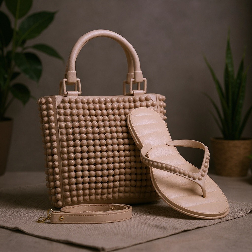 Kit Bolsa Chinelo Feminino Praia Combinando Verão 33 ao 39 — V&M ACHADINHOS