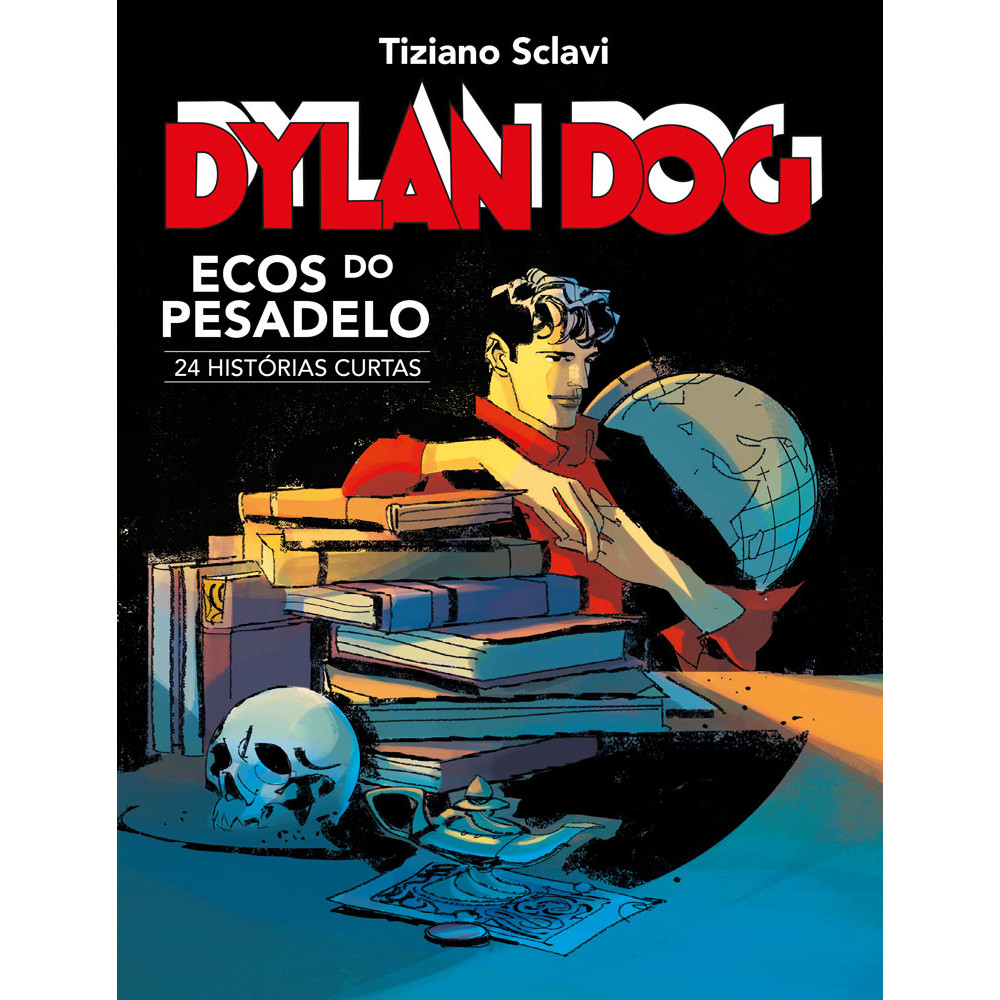Capa do livro Comics - Dylan Dog - Ecos do pesadelo - por Tiziano Sclavi - Mythos Editora