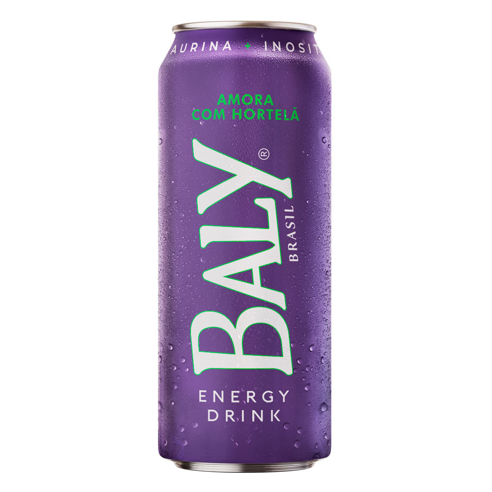 Energético Baly Energy Drink Amora com Hortelã 473ml