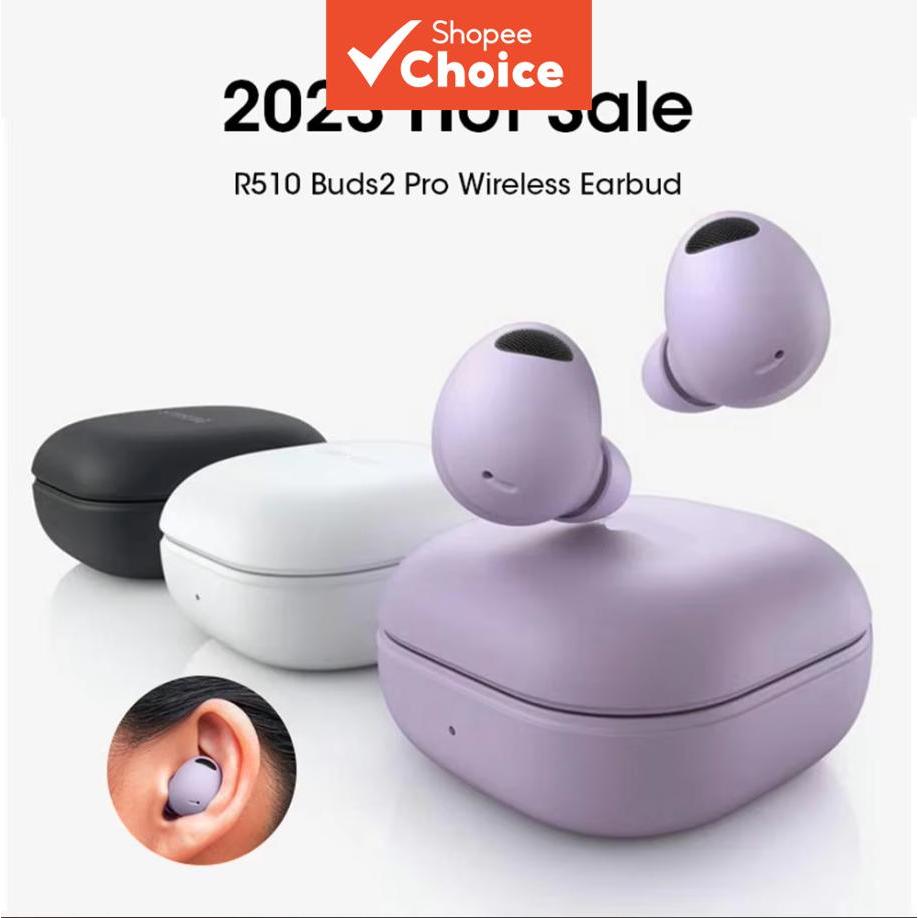 Buds2 Pro Fones De Ouvido Sem Fio TWS ANC Com Cancelamento De Ruído HiFi Stereo Touch Control Esportivos Microfone HD Ch