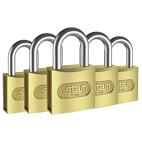 Cadeado Stam 20 a 50mm - Proteção e Confiabilidade Superior Com 2 Chaves
