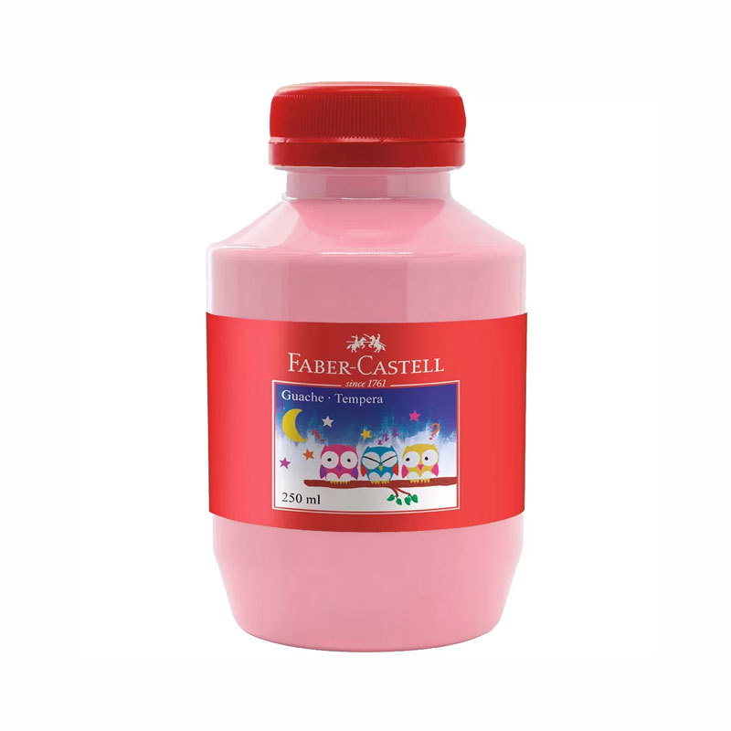 Tinta guache Rosa Claro 250ml Faber-Castell