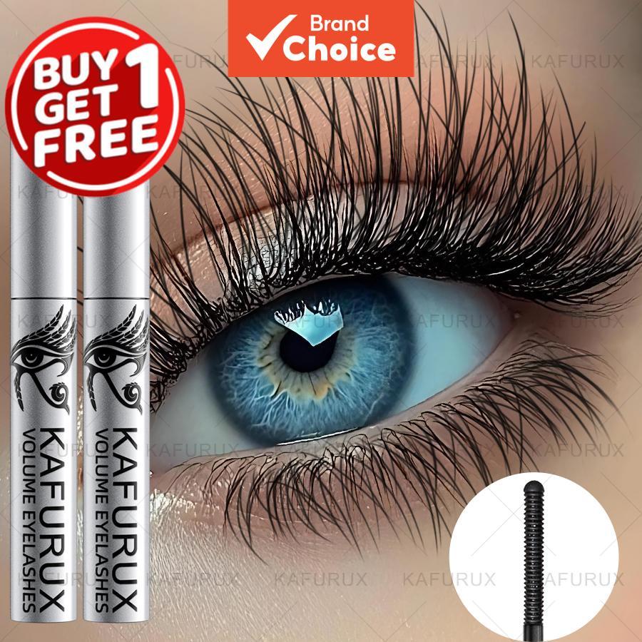 KAFURUX 2pcs Rímel à Prova d'Água Alongador, Pincel para Cílios Coreano, Cílios Pretos Alongados, Cosmético Presenteável